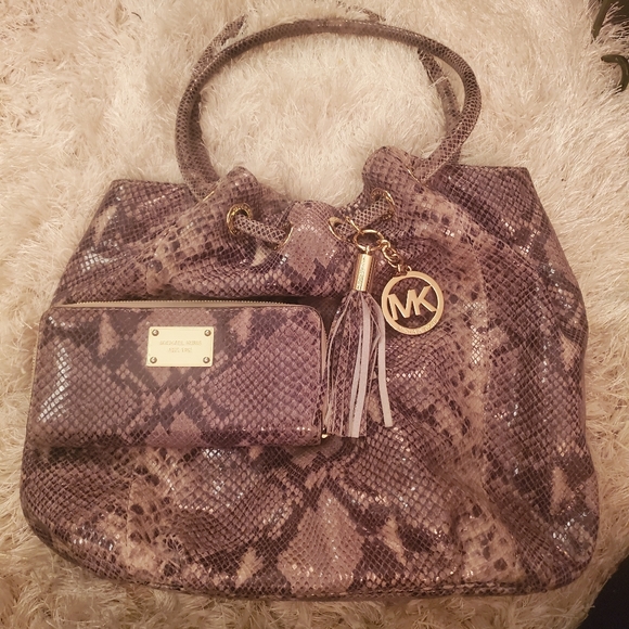 MK Python Tote (Bag Only) **carried once - Picture 2 of 5